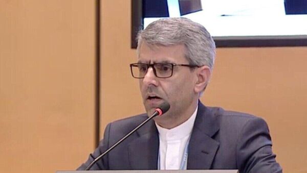 «اسماعیل بقایی هامانه» سفیر و نماینده دائم ایران نزد سازمان ملل متحد در ژنو - اسپوتنیک ایران  