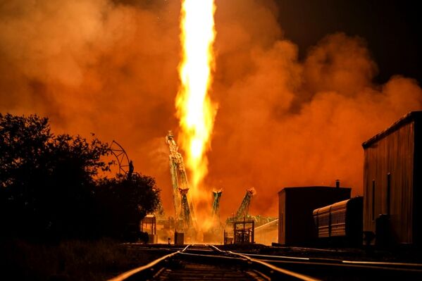 پرتاب موشک حامل سایوز ۲.۱ با سفینه «پروگرس ام سی ۱۷» از بایکنور - اسپوتنیک ایران  