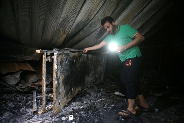   آتش سوزی در بیمارستان مخصوص کرونایی‌ها در عراق - اسپوتنیک ایران  