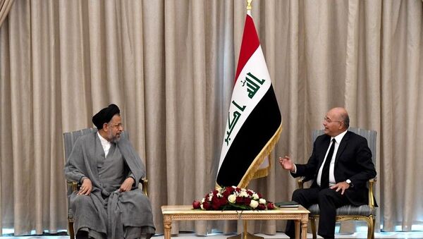 دیدار وزیر اطلاعات ایران با رئیس جمهور عراق  - اسپوتنیک ایران  