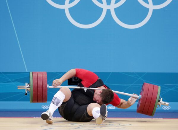 آرشیو عکس‌های هیجان‌انگیز المپیکی اسپوتنیک
وزنه برداری، لندن - اسپوتنیک ایران  