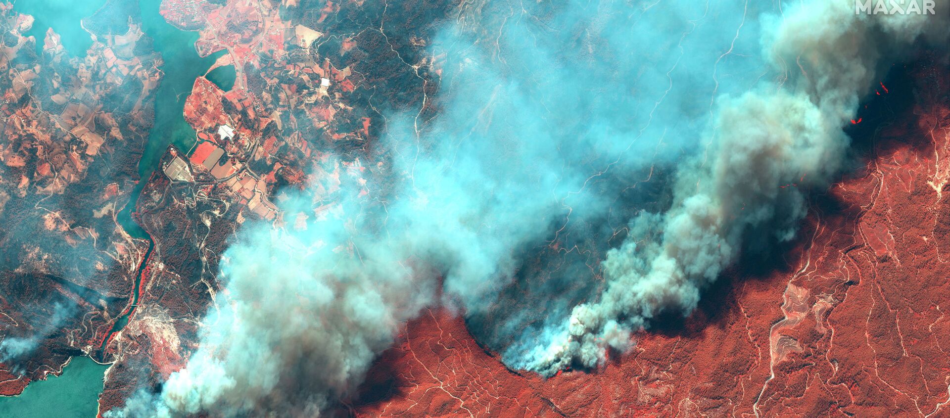 آتش سوزی جنگل های ترکیه از نگاه ماهواره - اسپوتنیک ایران  , 1920, 02.08.2021