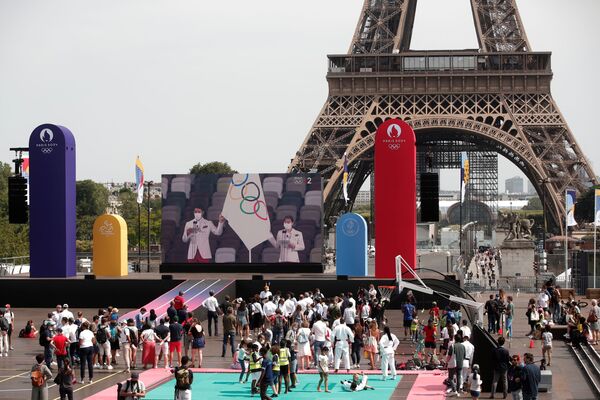 بازیهای تابستانی المپیک ژاپن از نگاه بینندگان جهان
هواداران فرانسوی در پاریس - اسپوتنیک ایران  