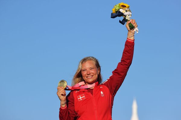 زیباترین ورزشکاران جهان و المپیک ژاپن 
آن مری ریندوم ورزشکار دانمارکی برنده مدال طلا - اسپوتنیک ایران  