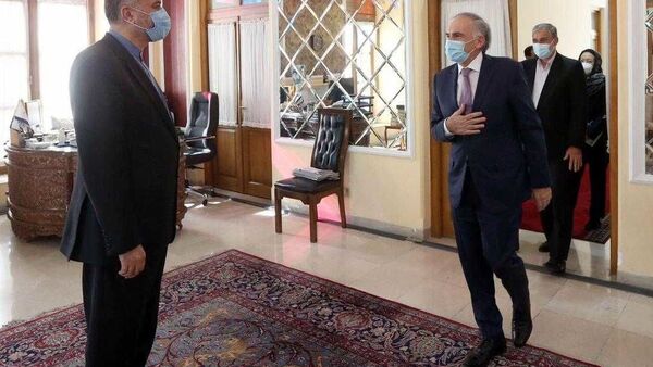 دیدار ژان آرنو، نماینده دبیرکل سازمان ملل متحد در امور افغانستان با امیر عبداللهیان - اسپوتنیک ایران  