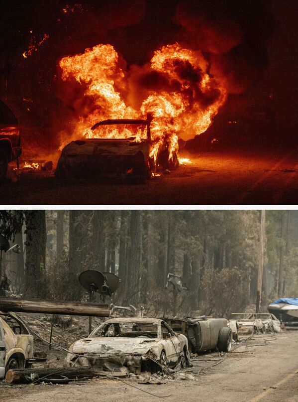 آلبوم عکس های ترکیبی آتش سوزیهای آمریکا
ایندین فولس آمریکا - اسپوتنیک ایران  