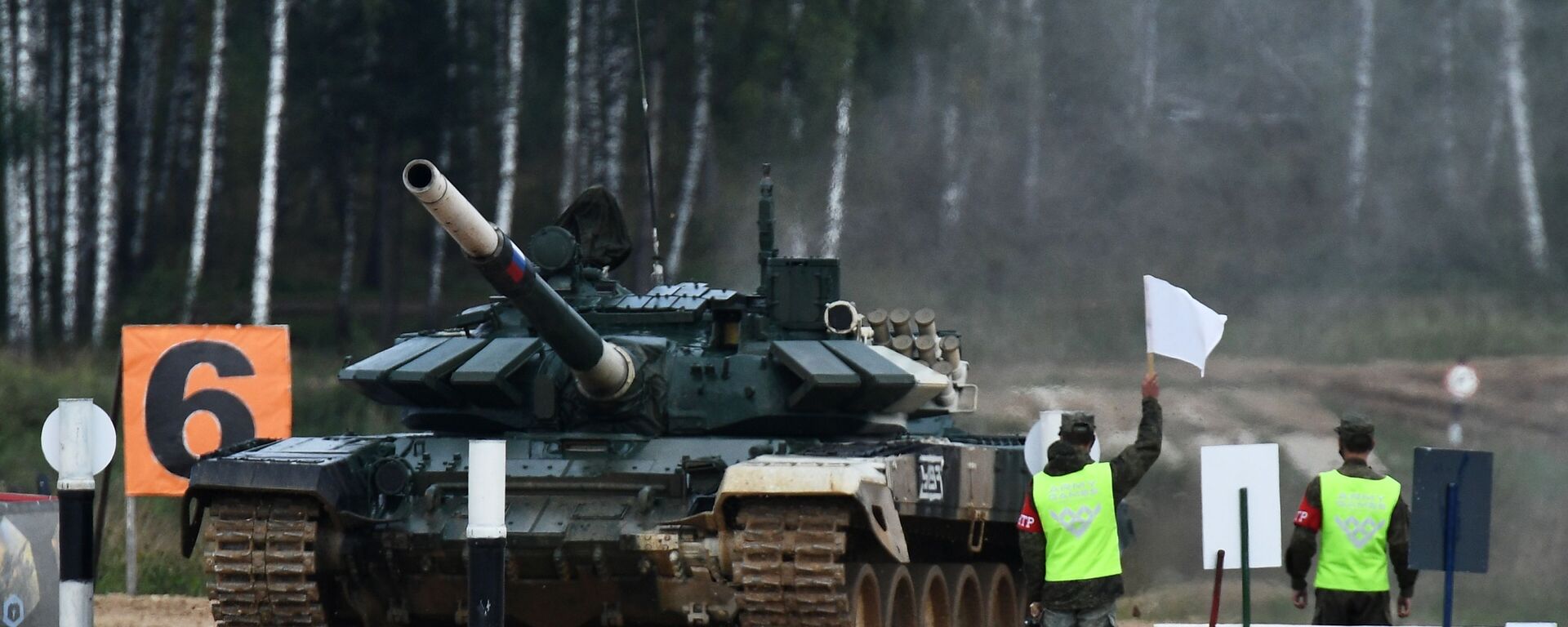 Танк Т-72Б3 команды военнослужащих России во время соревнований танковых экипажей в рамках конкурса Танковый биатлон-2021 - اسپوتنیک ایران  , 1920, 25.03.2023