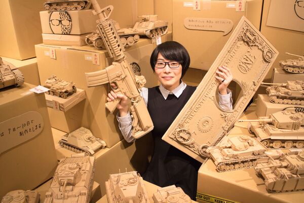 شاهکارهای مقوایی مونامی اونو مجسمه ساز ژاپنی - اسپوتنیک ایران  