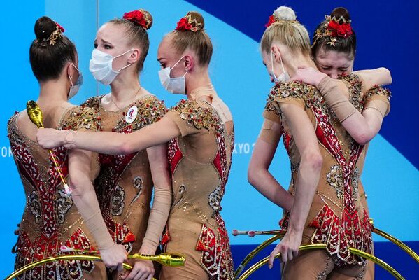 تیم ورزشکاران روسیه در فینال بازی های المپیک توکیو - اسپوتنیک ایران  
