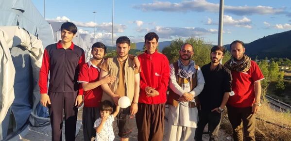 اردوگاه برای پناهندگان افغانستانی در شهر ایتالیایی اوتسانو - اسپوتنیک ایران  