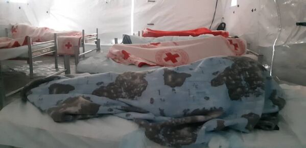 اردوگاه برای پناهندگان افغانستانی در شهر ایتالیایی اوتسانو - اسپوتنیک ایران  