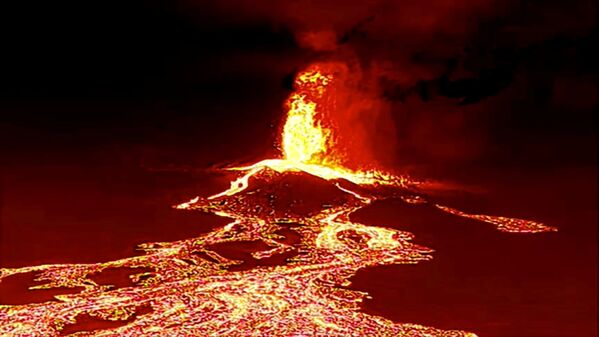 فجایع برجامانده از فعال شدن آتشفشان در جزیره لاپالما - اسپوتنیک ایران  