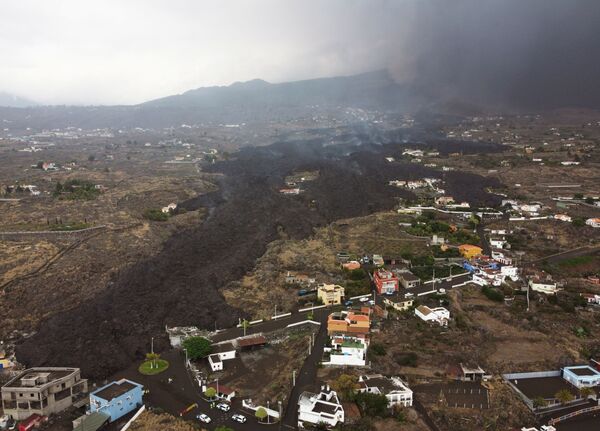 فجایع برجامانده از فعال شدن آتشفشان در جزیره لاپالما - اسپوتنیک ایران  