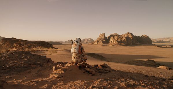صحنه ای از فیلم «مریخی» - اسپوتنیک ایران  
