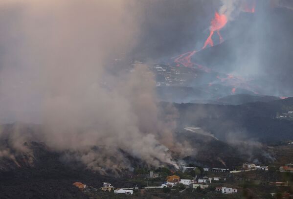 آتشفشان در جزیره لاپالما - اسپوتنیک ایران  