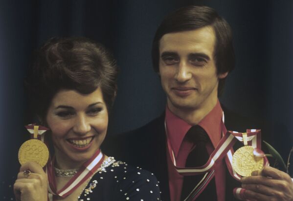 لیودمیلا پاخاموا و الکساندر گورشکوف در بازی های المپیک - اسپوتنیک ایران  