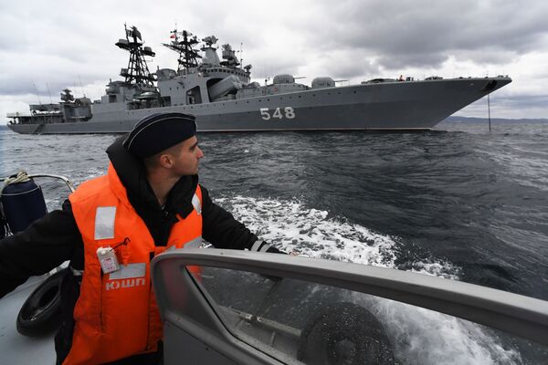 رزمایش بزرگ دریایی روسیه چین در سال 2021 - اسپوتنیک ایران  