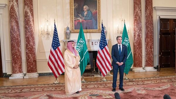  وزیران خارجه آمریکا و عربستان  - اسپوتنیک ایران  