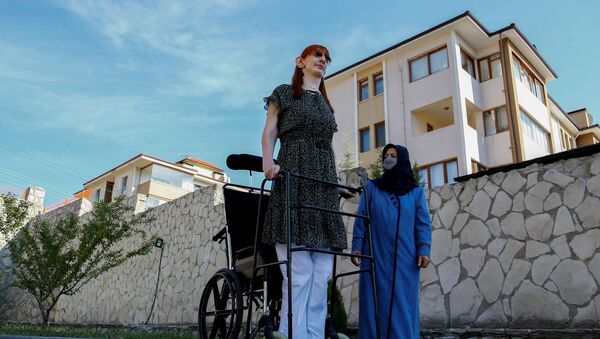 بلندقدترین دختر دنیا در ترکیه - اسپوتنیک ایران  