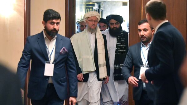 عبدالسلام حنفی، نماینده طالبان پس از سومین نشست فرمت مسکو رایزنی ها درباره افغانستان  - اسپوتنیک ایران  