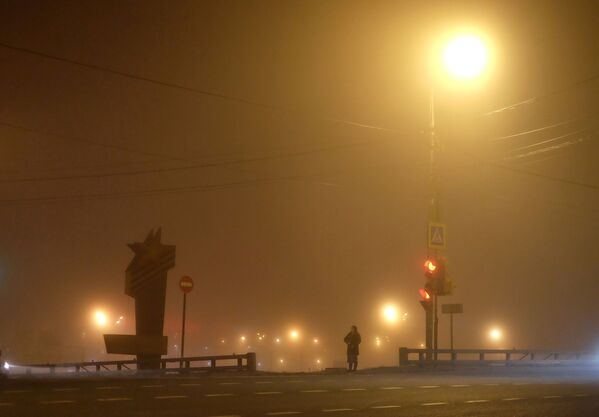 مسکو غرق در مه. - اسپوتنیک ایران  