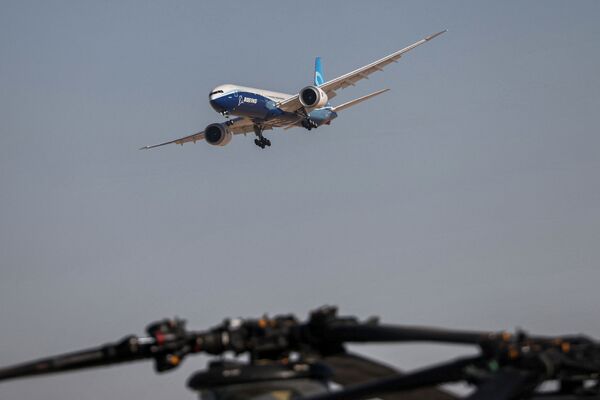 شوی هوایی در دبیبوئینگ 777ایکس.  - اسپوتنیک ایران  