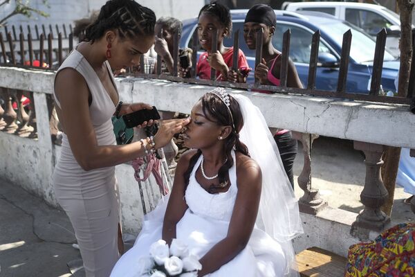آرایش عروس در هائیتی. - اسپوتنیک ایران  