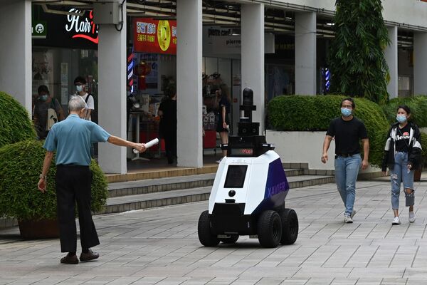 ربات هایی که در سال 2021 با ما بودند.ربات « هاویر» در سنگاپور. - اسپوتنیک ایران  