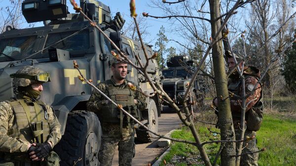 پرسنل نظامی اوکراین در منطقه دونتسک - اسپوتنیک ایران  