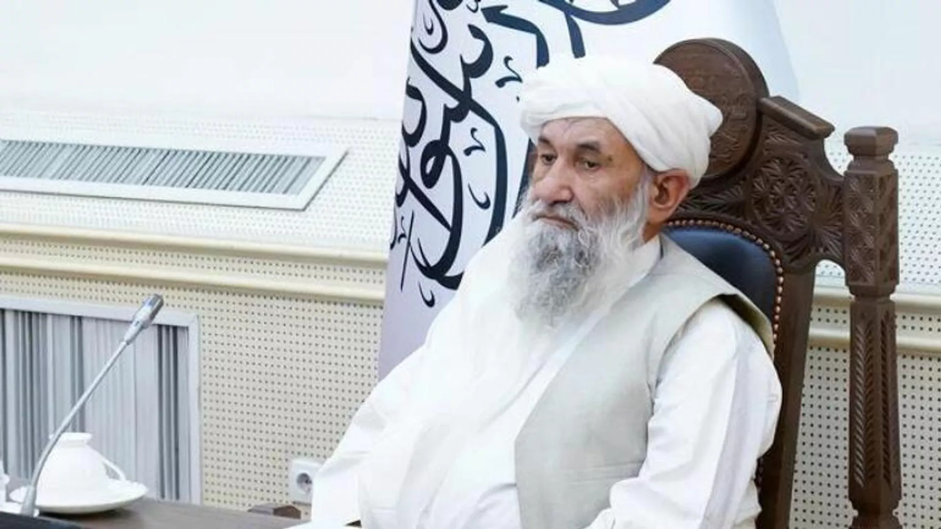 ملا محمدحسن آخوند رییس دولت طالبان 