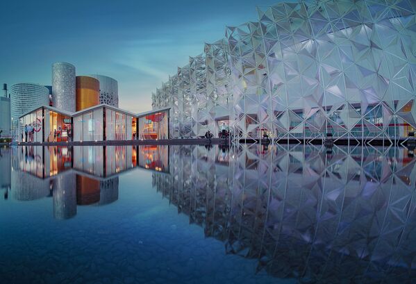 برگزیدگان مسابقه &quot;هنر عکاسی ساختمان 2021&quot; اعلام شدند.غرفه ژاپن در نمایشگاه بین المللی اکسپو در دبی. - اسپوتنیک ایران  