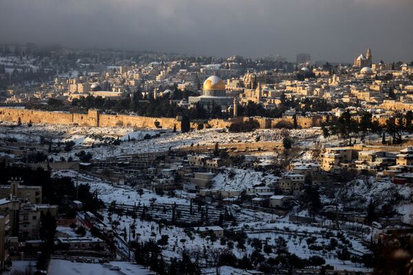 اورشلیم پر از برف - اسپوتنیک ایران  