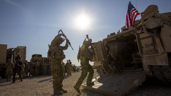 سربازان آمریکایی در سوریه  - اسپوتنیک ایران  