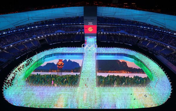 المپیک ۲۰۲۲ پکن - مراسم افتتاحیه - استادیوم ملی، پکن - اسپوتنیک ایران  