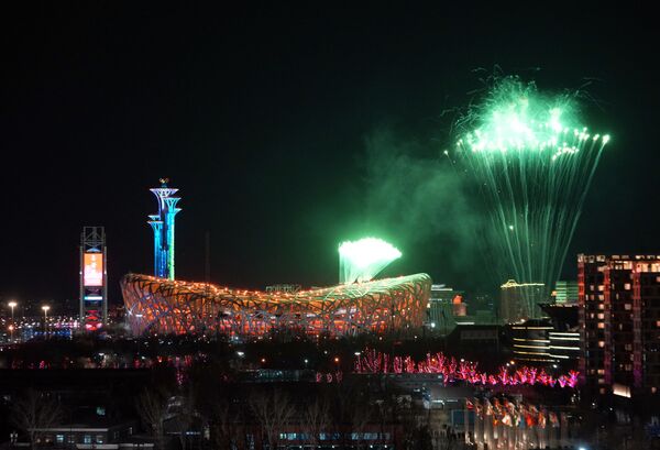 المپیک ۲۰۲۲ پکن - مراسم افتتاحیه - استادیوم ملی، پکن - اسپوتنیک ایران  
