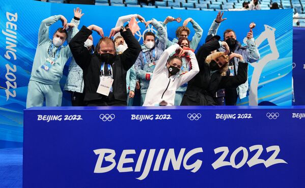 پشت صحنه بازی‌های المپیک زمستانی در پکن.ورزشکاران المپیکی در پکن. - اسپوتنیک ایران  