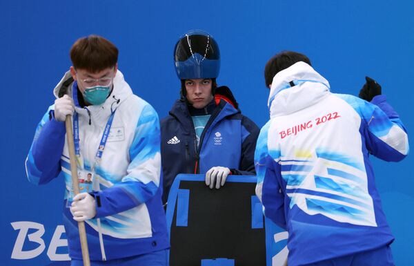 پشت صحنه بازی‌های المپیک زمستانی در پکن.تمرینات ورزشکاران. - اسپوتنیک ایران  