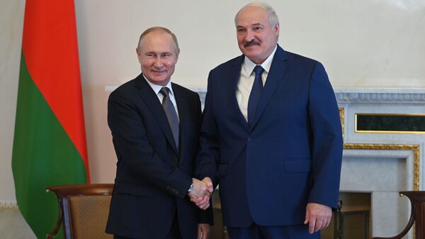 Президент РФ Владимир Путин и президент Белоруссии Александр Лукашенко - اسپوتنیک ایران  