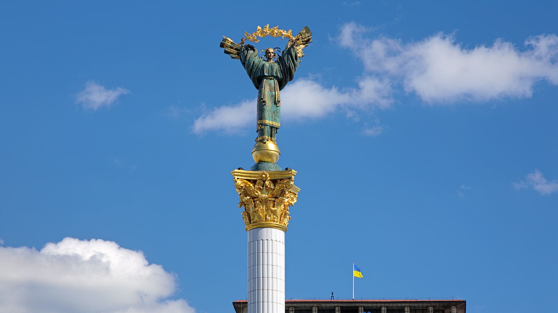 بنای یادبود در میدان استقلال کی یف اوکراین - اسپوتنیک ایران  , 1920, 07.11.2022