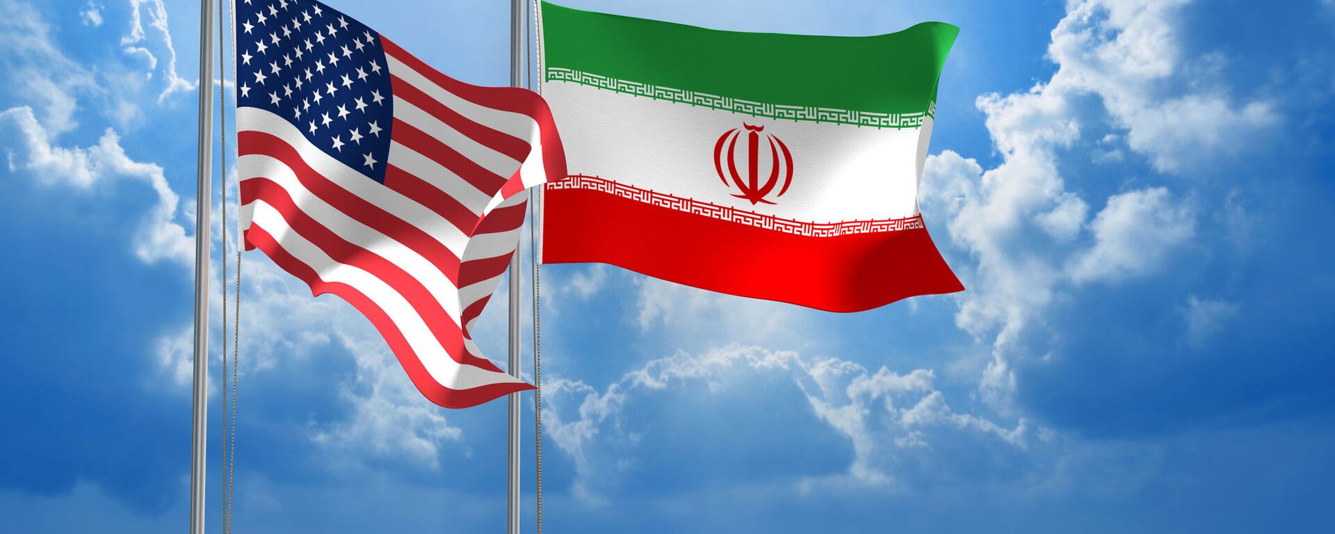 Флаги США и Ирана - اسپوتنیک ایران  , 1920, 12.08.2023