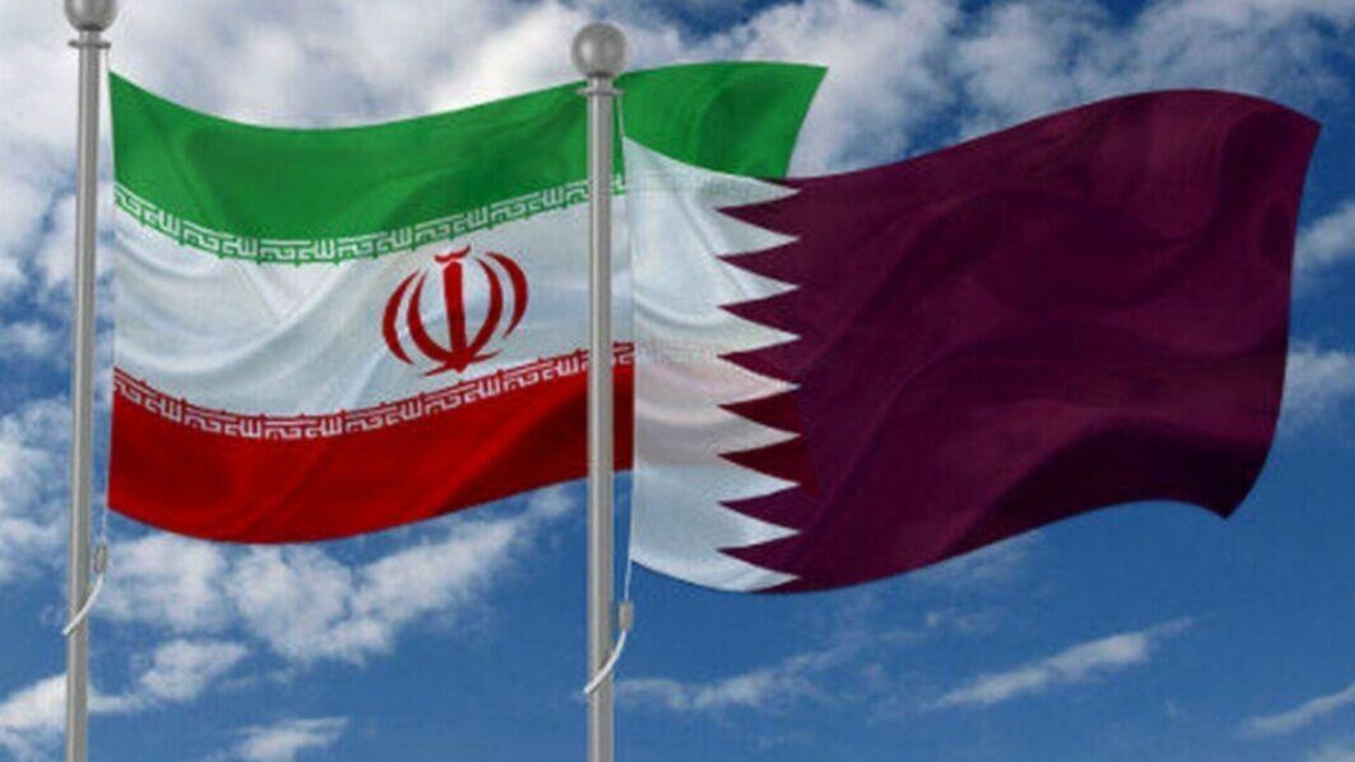 پرچم های ایران و قطر  - اسپوتنیک ایران  , 1920, 05.01.2023