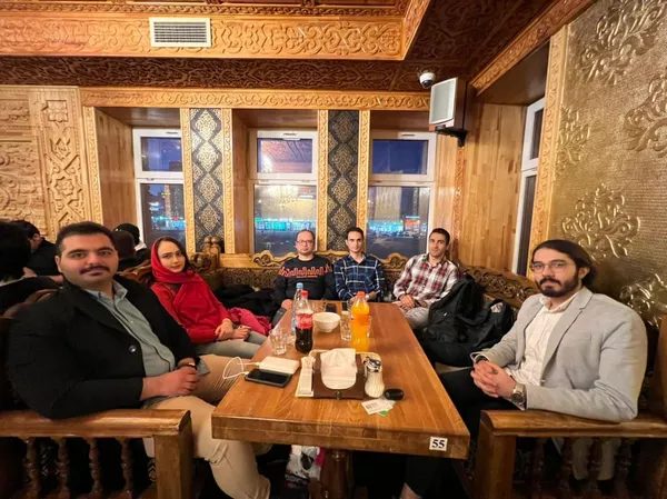 لحظه تحویل سال و حضور دانشجویان ایرانی محصل در مسکو