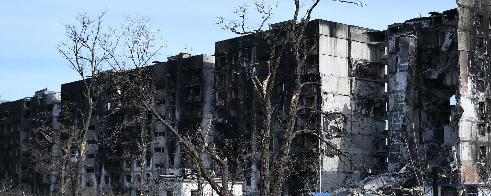 کشته شدن یک مرد در نتیجه تیراندازی ارتش اوکراین به یک ساختمان مسکونی در دونتسک - اسپوتنیک ایران  , 1920, 30.03.2022