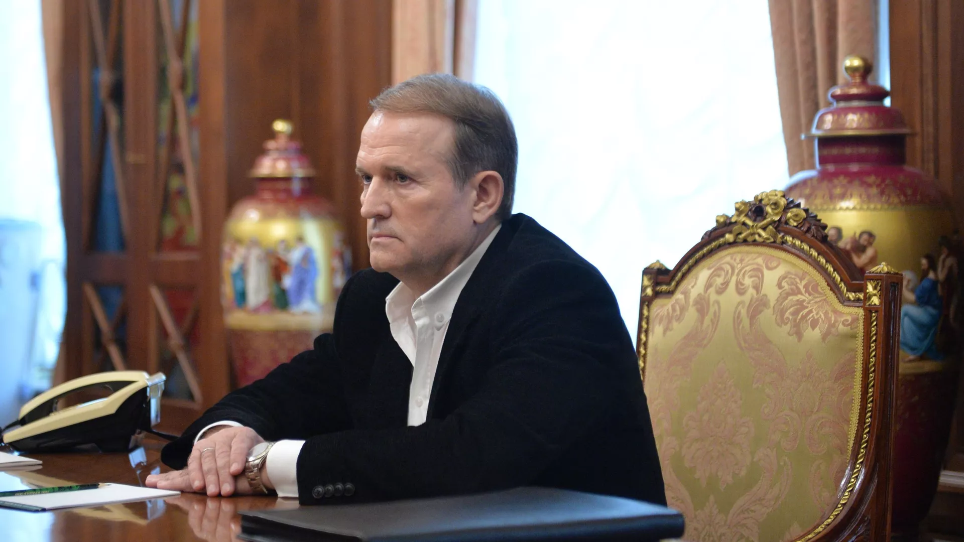 Лидер движения Украинский выбор Виктор Медведчук Лидер движения Украинский выбор Виктор Медведчук - اسپوتنیک ایران , 1920, 26.01.2023