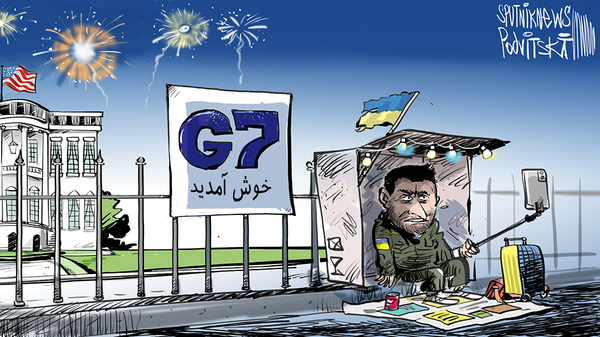 Зеленский примет участие в саммитах G7 и НАТО дистанционно - اسپوتنیک ایران  