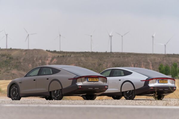 اولین خودروی خورشیدی تولید انبوه Lightyear O  در تودلا، شمال اسپانیا. - اسپوتنیک ایران  