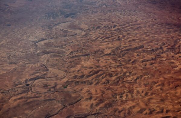 نمایی از پنجره هواپیما روی کشور مراکش. - اسپوتنیک ایران  