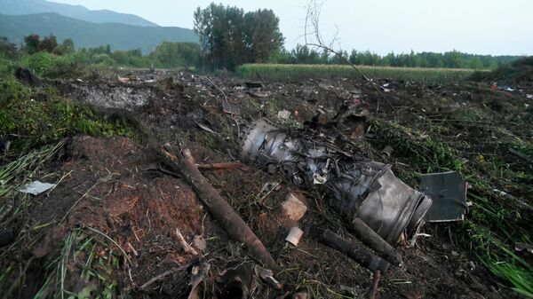 لاشه هواپیمای ترابری نظامی An-12 اوکراین که در شمال یونان سقوط کرد - اسپوتنیک ایران  