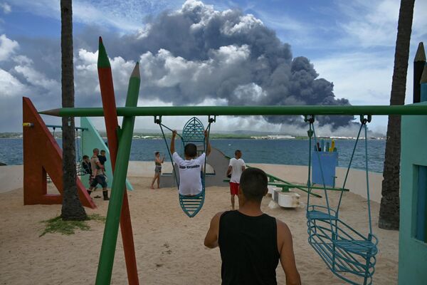 آتش سوزی ذخایر نفت در کوبا. - اسپوتنیک ایران  