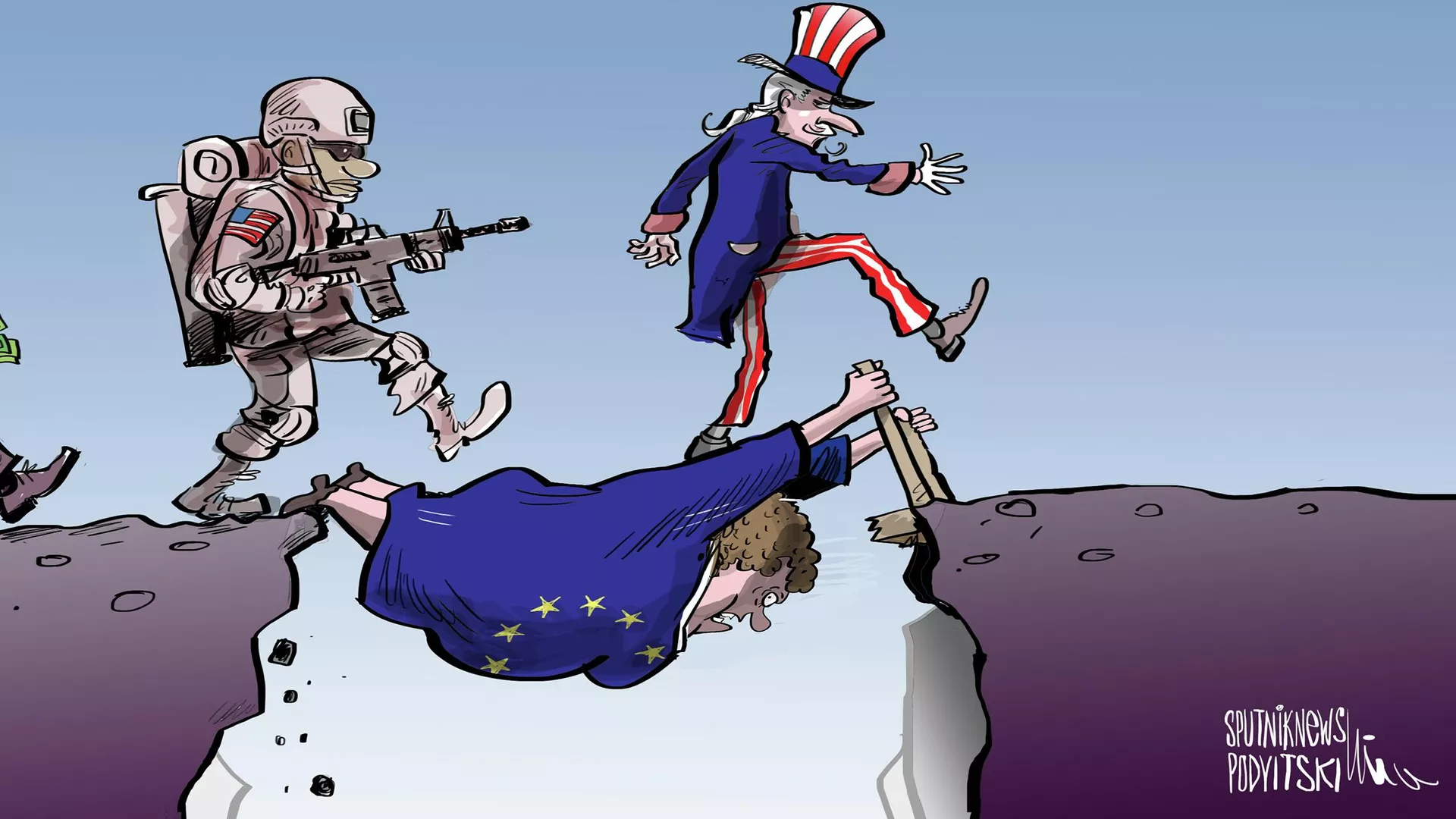 США готовы пожертвовать экономикой ЕС для сохранения власти, заявил Володин
